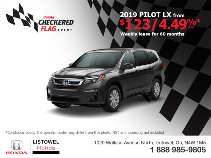 Lease the 2019 Honda Pilot!
