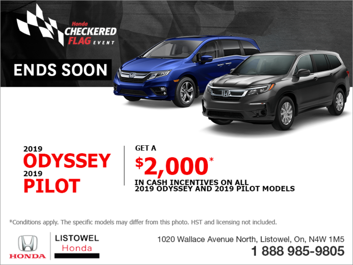 Get the 2019 Honda Odyssey!