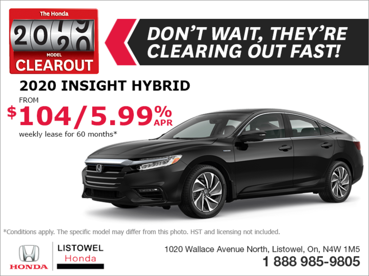 Lease the 2020 Honda Insight!