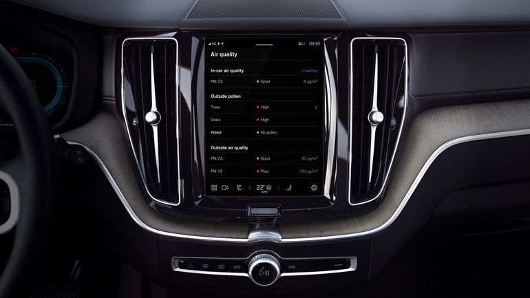 Here is what the new Air Purifying System from Volvo does for You