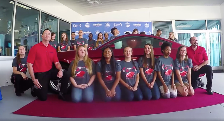 Educational Excellence Earns Polk County High School Student New Ford Mustang
