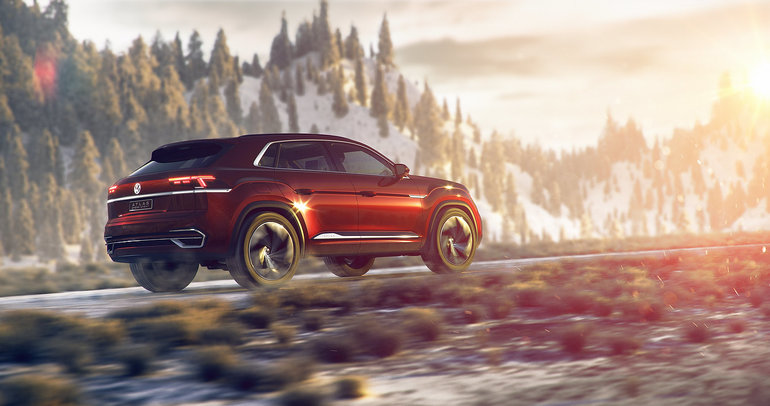 La Volkswagen Atlas Cross Sport approche