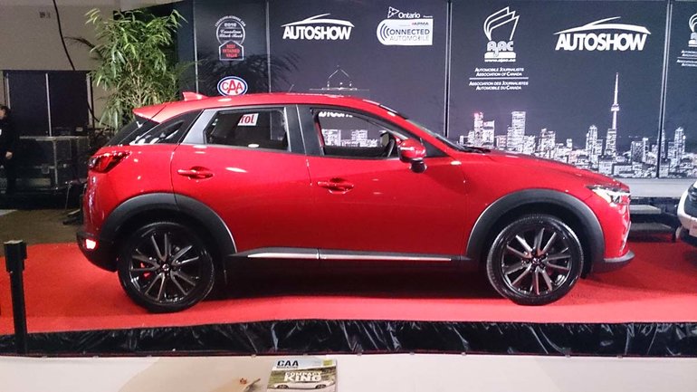 The 2016 Mazda CX-3 is the Canadian Utility Vehicle of the Year
