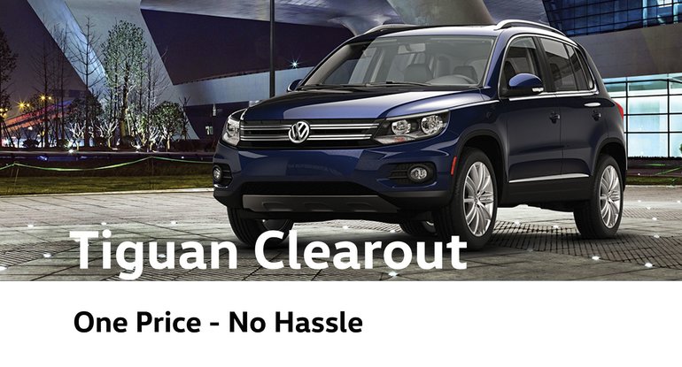 VW Tiguan Clearout Sale Event in Vancouver BC