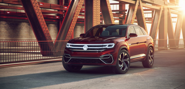 The Volkswagen Atlas Cross Coupe will arrive in 2019