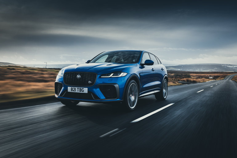 Here are the Four Powertrain Choices for the 2022 Jaguar F-Pace