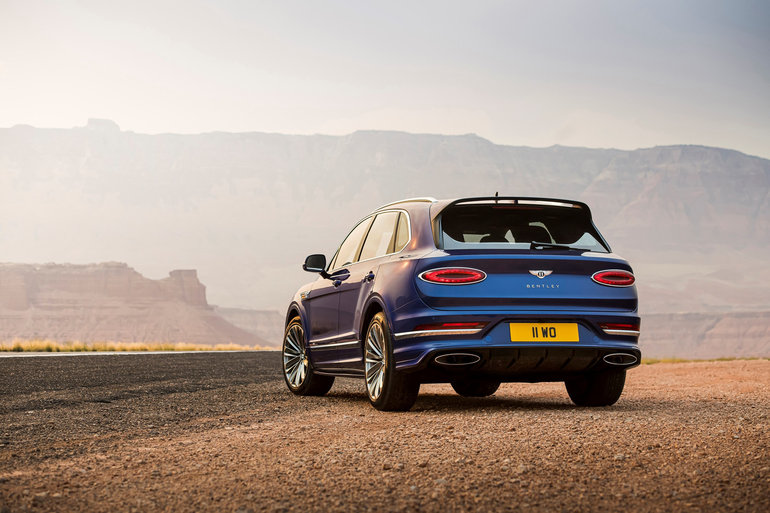 What else does the Bentley Bentayga Speed offer?