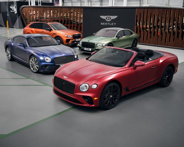 Bentley Expands Satin Paint Range, Offering 15 New Bespoke Options