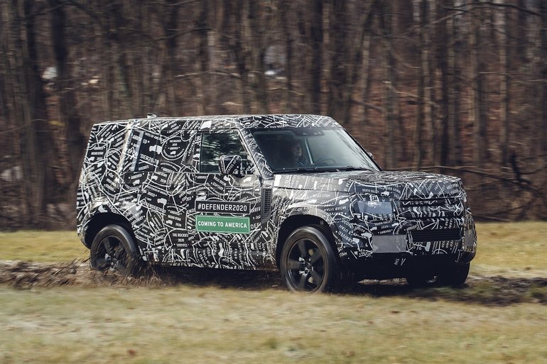 The Land Rover Defender will be presented at the Frankfurt Motor Show