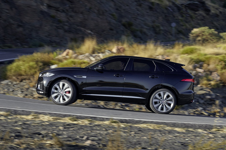 The different versions of the Jaguar F-Pace
