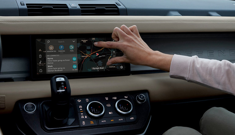 What is Land Rover's Pivi system?