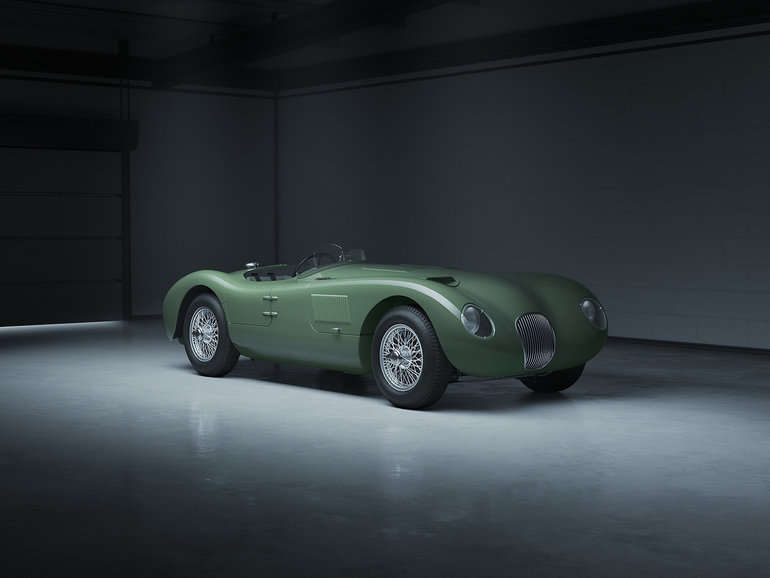 La nouvelle Jaguar C-Type Continuation célèbre la première victoire de Jag au Le Mans