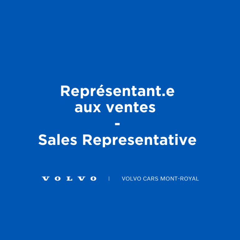 Volvo Sales Representative