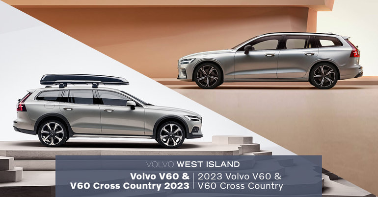 Volvo V60 et V60 Cross Country 2023 : à vous la route !
