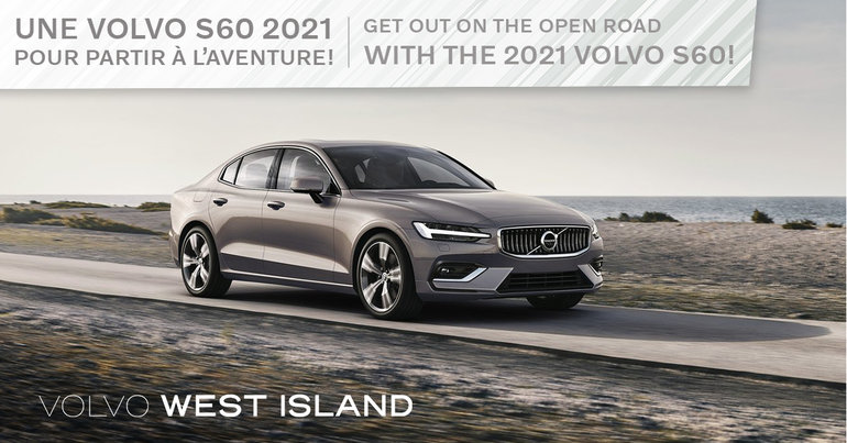 Escape with Style: Discover the 2021 Volvo S60 at Volvo West Island!