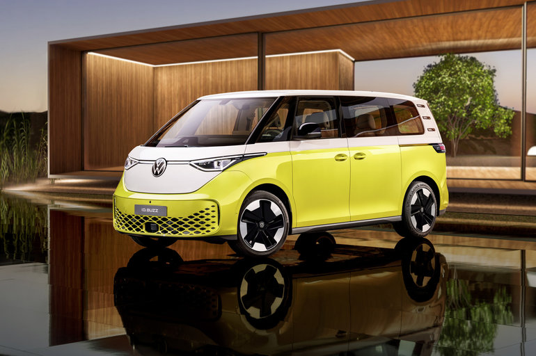 This is the all-new fully electric Volkswagen ID. Buzz