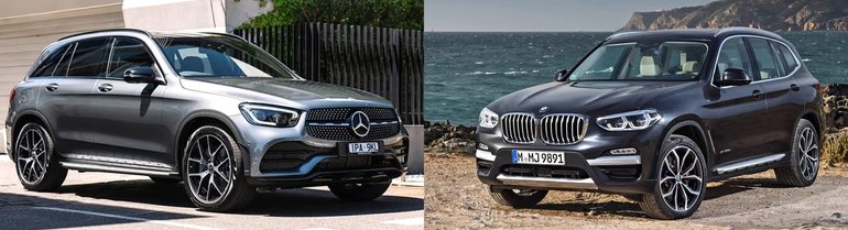 Mercedes GLC Vs BMW X3