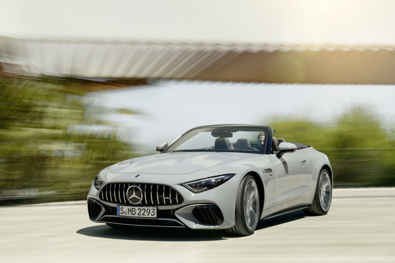 New 2022 Mercedes-AMG SL completely redesigned with AWD and better performance