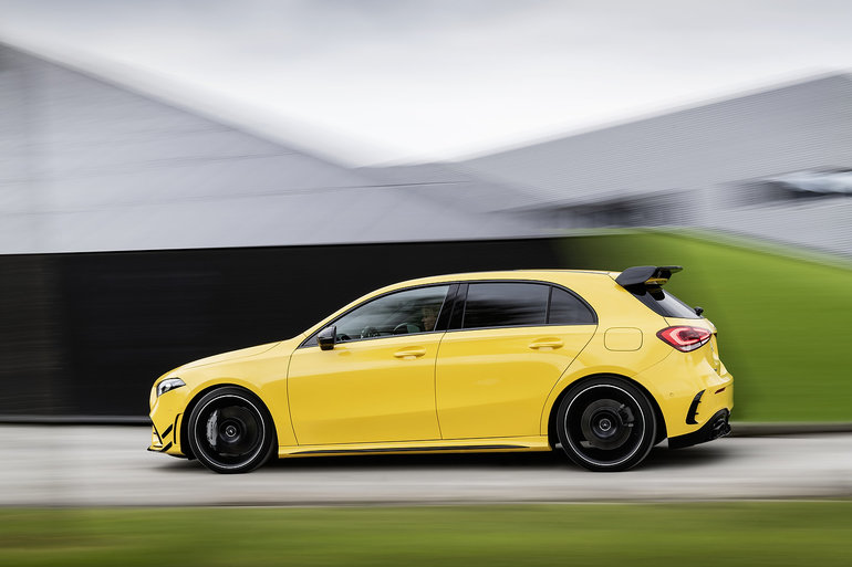 The AMG 35 version of the Mercedes-Benz A-Class finally makes its debut