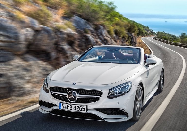 The 2017 Mercedes-AMG S 63 4MATIC Cabriolet presented at the Canadian International Auto Show