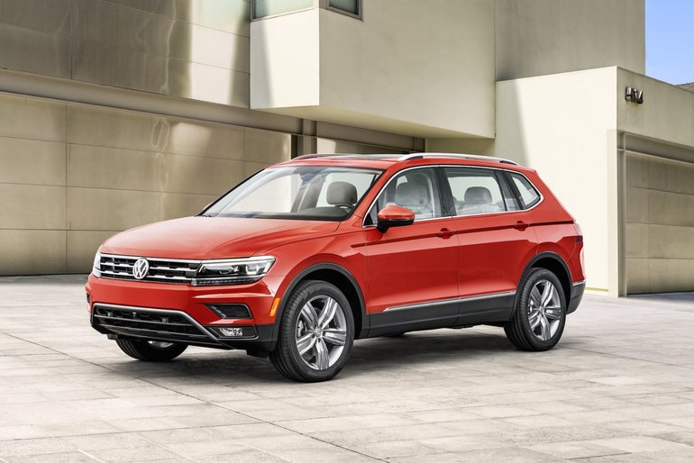2018 Volkswagen Tiguan: Seven Passengers, Three Versions, One Engine