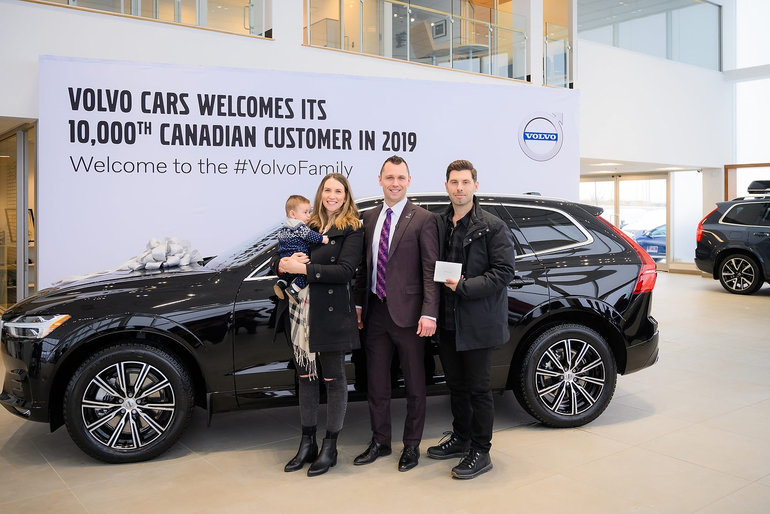 Volvo celebrates 10,000th customer of 2019 at Volvo of Mississauga