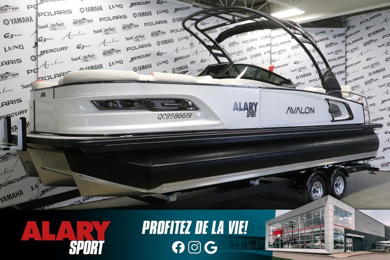 2025 AVALON EXCALIBUR LTD 2585 QLW 3 QUILLES + MERCURY RACING 300 HP