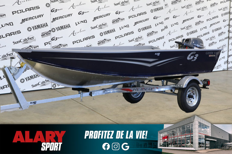 G3 Boats GUIDE V12 + YAMAHA 9.9 HP & remorque 2024