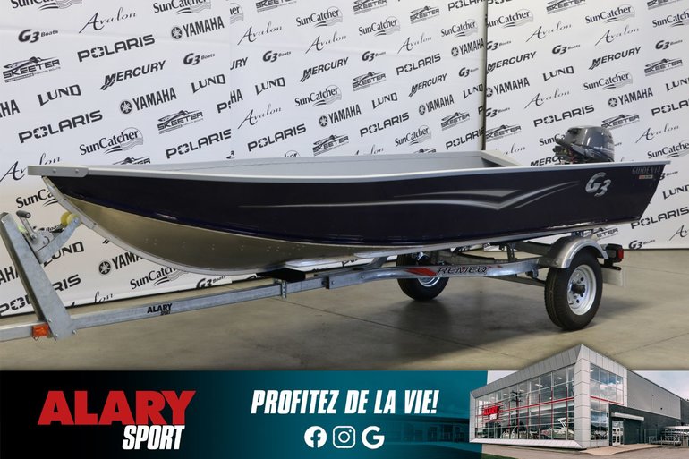 G3 Boats GUIDE V14 + YAMAHA 20 HP & Remorque 2024