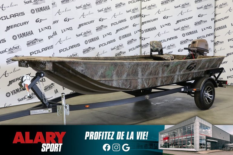 G3 Boats JON BOAT JB15DK + YAMAHA 25 HP & Remorque 2025