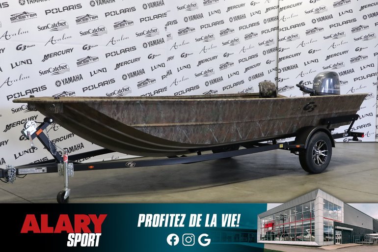 G3 Boats JON BOAT JB18DK + YAMAHA 60 HP & Remorque 2024
