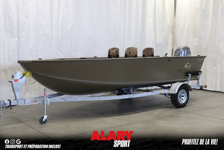 G3 Boats V167TOF OUTFITTER + YAMAHA 50 HP & remorque 2024