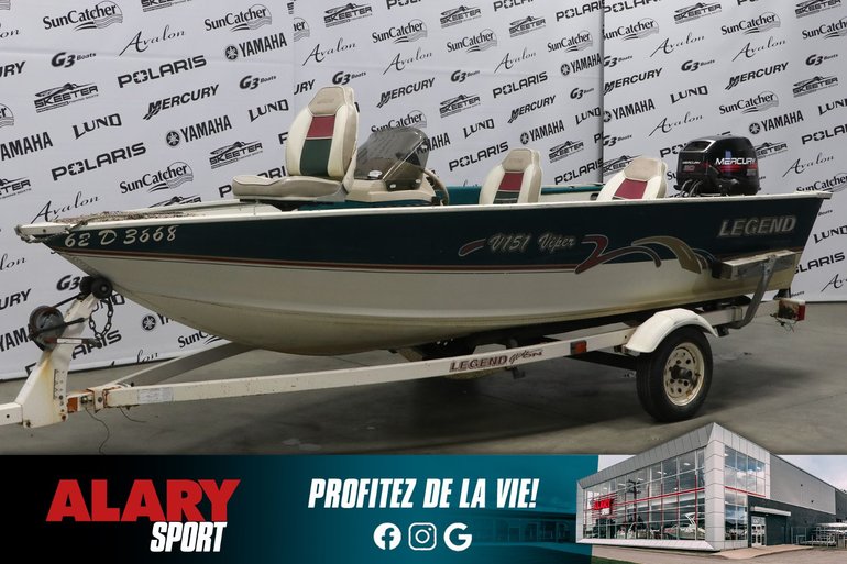 LEGEND V151 VIPER + MERCURY 30 HP & remorque 1997