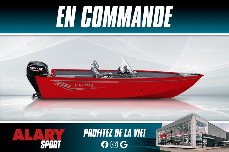 2026 LUND 1650 ANGLER SS + MERCURY 50 HP & remorque