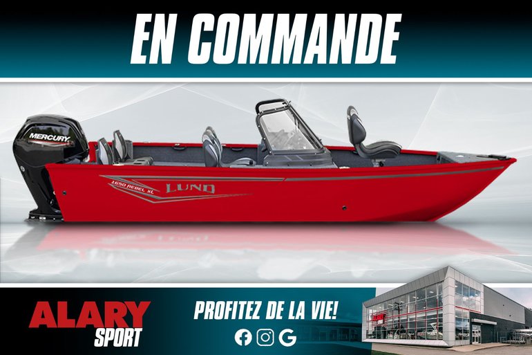 LUND 1650 Rebel XL Sport + MERCURY 90 HP & Remorque 2025