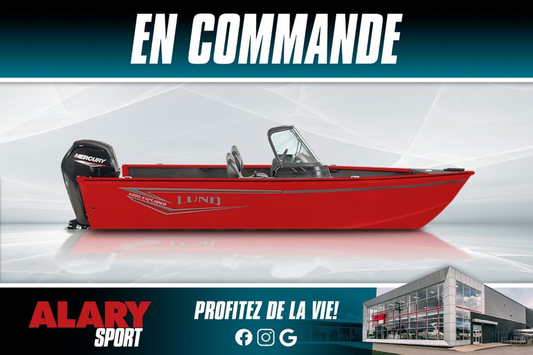 LUND 1800 EXPLORER SPORT + MERCURY 115 HP & Remorque 2026