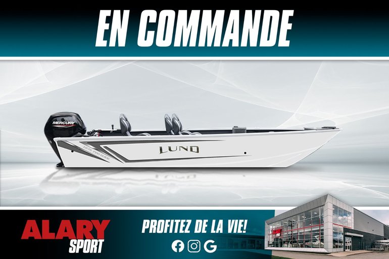 2026 LUND 1875 Pro Guide TILLER + MERCURY 90 HP & remorque