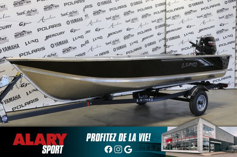 2024 LUND WC-16 + MERCURY 25 HP DEM. ELECTRIQUE & Remorque