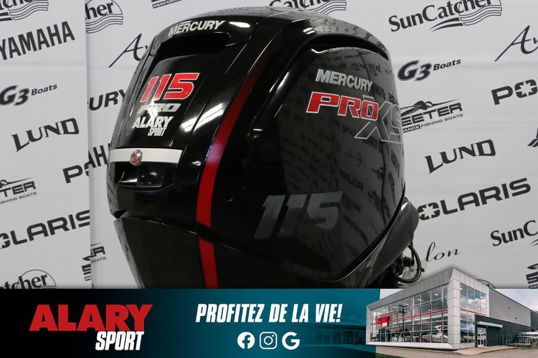 Mercury 115EXLPT PRO XS X-LONG (25 POUCES) 2018