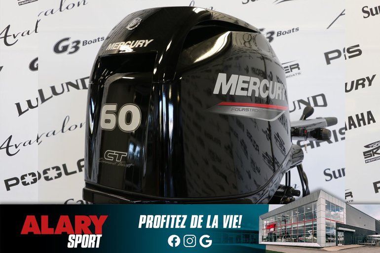 Mercury 60ELHPT CT DÉMARREUR ÉLÈCTRIQUE, LONG (20 POUCES) 2025
