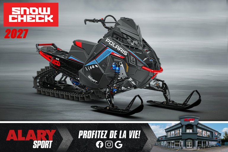 2027 Polaris BOOST RMK FE 155 2.75 SNOWCHECK (EXCLUSIF)