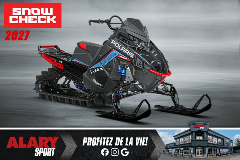 2027 Polaris BOOST  RMK FE 155 3.25 SNOWCHECK (EXCLUSIF)