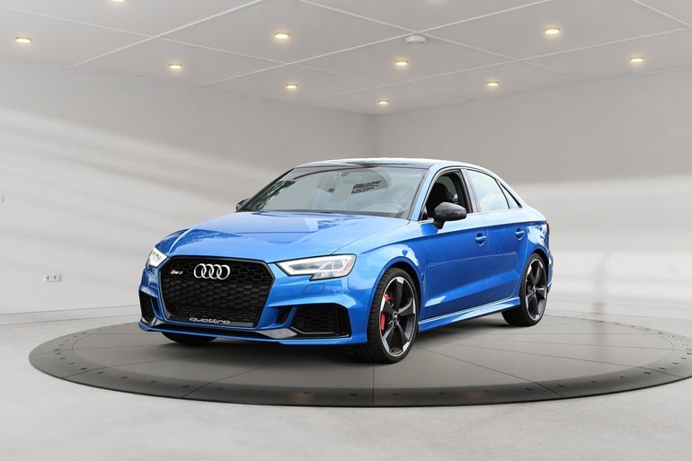 Audi RS 3 Sedan RS + SIEGES EN CUIR + 2.5 LITRES TURBO + 60654KM 2019