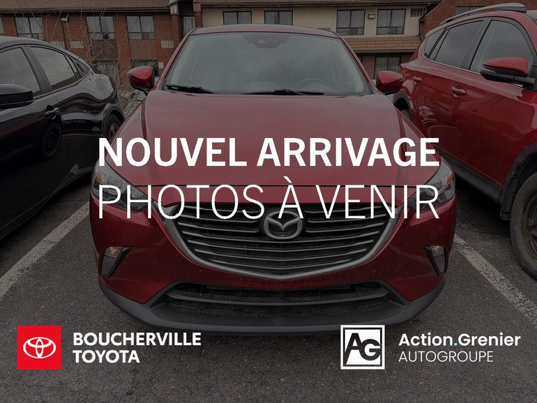 Mazda CX-3 GS + CAMÉRA + BLUETOOTH + SIÈGES CHAUFFANTS 2018