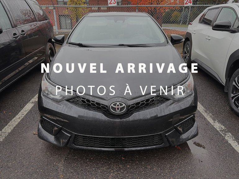 Toyota Corolla iM CAMERA RECUL + BLUETOOTH + SIÈGES CHAUFFANTS +++ 2018