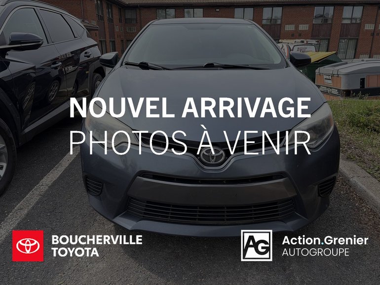 2015 Toyota Corolla LE + AIR CLIMATISÉ + BLUETOOH + CAMERA RECUL