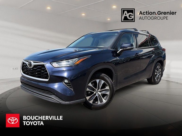 2020 Toyota Highlander XLE AWD + CUIR + TOIT OUVRANT + CARPLAY + CAMERA +