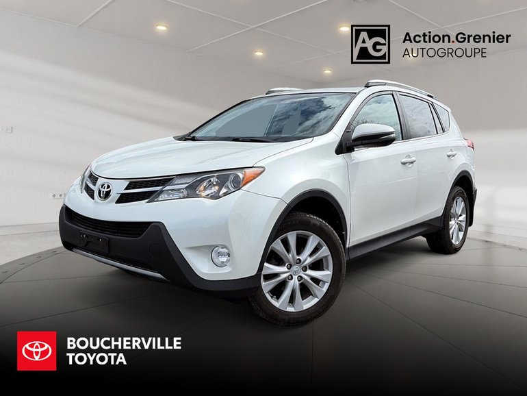 2014 Toyota RAV4 Limited + CUIR + TOIT + GPS + CAMERA + BAS KILO !!