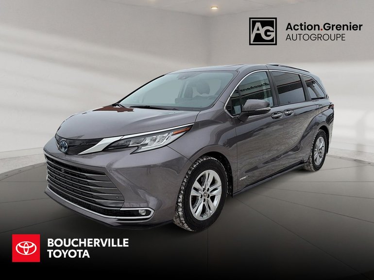 2021 Toyota Sienna LIMITED + DVD + CUIR + TOIT + GPS + CAMERA ++