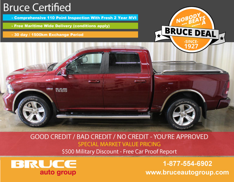 Used 2016 Dodge Ram 1500 Sport 5 7l 8 Cyl Hemi Automatic 4x4 Crew Cab For Sale 39883 0 Bruce Gm